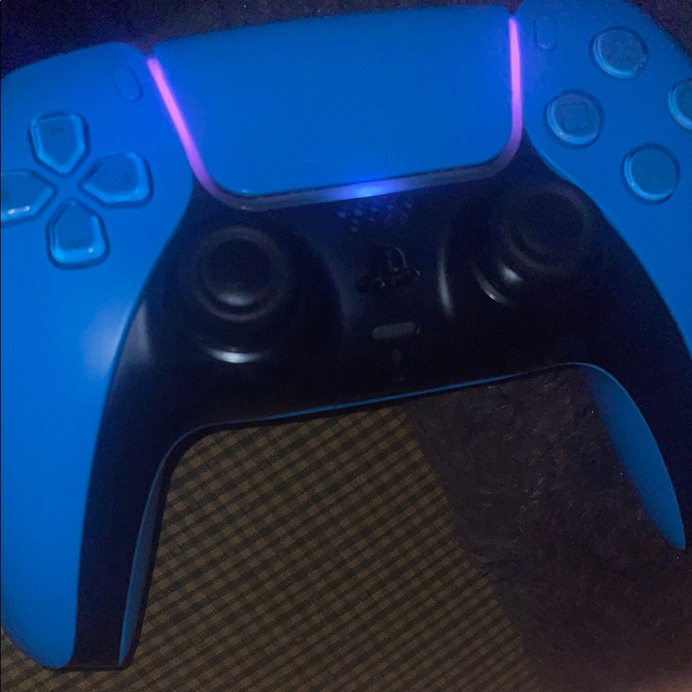 Wireless Blue Gaming Controller